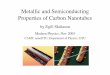 Metallic and Semiconducting Properties of Carbon Nanotubesegillsk/stuff/annad/Egill.Slides2.pdf · Metallic and Semiconducting Properties of Carbon Nanotubes ... Britney's Guide to