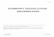 SUMMARY DISSOLUTION INFORMATION - California · PDF fileFL-810. SUMMARY DISSOLUTION. INFORMATION. Este folleto puede obtenerse en inglés y en español en la Dirección de Registro