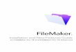 Installation and New Features Guide for FileMaker Pro … | Before you begin Requirements for features in OS X Some features of FileMaker Pro for OS X require additional software