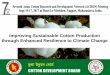 Improving Sustainable Cotton Production through · PDF file•Regional Training Course on Mutation Breeding and ... CDB Activities on Mutation Breeding •Evaluation of the Cotton