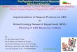 Implementation of Nagoya Protocol on ABS in Biotechnology ...earthmind.org/files/2016-08-myanmar-abs-biotechnology-research.pdf · Biotechnology Research Department (BRD), ... New