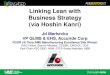 Linking Lean with Business Strategy (via Hoshin Kanri) Lean with Business Strategy (via Hoshin Kanri) Jd Marhevko ... ASQ Fellow, Shainin Medalist, CSSBB, CMQ/OE, CQE Past …