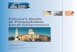 Center Governor’s · PDF fileEdward G. Rendell, Governor Department of Community and Economic Development Dennis Yablonsky, Secretary Center for Local Government Services Governor’s