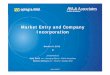 Market Entry and Company Incorporation finalwegweiser.de/.../files/market_entry_and_company_incorporation.pdf · Ease of Acquiring Land Key Factors ... Haryana State Industrial &