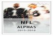 Analytic NFL Alphas 2015-2016 - Windows - Microsoft · PDF fileANALYTIC INVESTORS NFL ALPHAS 2015-2016 5 A TALE OF TWO NFC NORTH ALPHAS gave us some great television When is a 6-10
