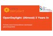 OpenDaylight: (Almost) 3 Years In - Open SDN India ...opentechindia.org/wp-content/uploads/2016/02/3_Open-SDN-India_-O… · OpenDaylight: (Almost) 3 Years In ... How Tencent is Leveraging