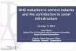 GHG reduction in cement industry and the contribution to social infrastructure · PDF file · 2016-06-17GHG reduction in cement industry and the contribution to social infrastructure