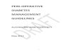 Peri-operative Diabetes Management Guidelines Diabetes and Surgery... · For critically ill patients who require admission to the intensive care unit post- operatively ... Peri-operative