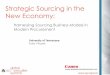 Strategic Sourcing in the New Economy - SIGsig.org/...Strategic_Sourcing_in_the_New_Economy_U... · Strategic Sourcing in the New Economy: ... Implementation Path Negotiate and Select