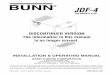 DISCONTINUED VERSION The information in this · PDF fileDISCONTINUED VERSION The information in this manual ... (76.6˚C) Use Bunn-O-Matic tubing, ... warm air from surrounding machines