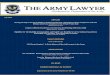Assistant Editor, Major Takashi Kagawa - The Library of ... · PDF fileAssistant Editor, Major Takashi Kagawa ... The Army Lawyer accepts articles that are useful and informative to