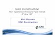 SAK Construction - RM-NASTTrmnastt.org/documents/Session3-2SAK-Potablewater-Pipe-Stuctural... · SAK Construction NSF Approved Pressure Pipe RehabNSF Approved Pressure Pipe Rehab