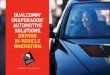 Qualcomm Snapdragon automotive SolutionS driving · PDF fileOn-chip integration of global positioning ... between devices. multiple touch Screen ... Snapdragon Automotive Solutions