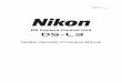 DS Camera Control Unit - · PDF file1 Introduction Thank you for purchasing a Nikon product. This procedure manual is intended for users who want to update software for Nikon DS-L3