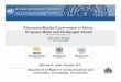 Electronic/Mobile Government in Africa: Progress …unpan1.un.org/intradoc/groups/public/documents/un/unpan033668.pdf · Electronic/Mobile Government in Africa: Progress Made and