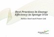 Best Practices In Energy Efficiency in Sponge Ironknowledgeplatform.in/wp-content/uploads/2016/03/3.3-Best-Practices... · Best Practices In Energy Efficiency in Sponge Iron ... •