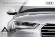 Product and Price Guide - · PDF fileAudi A6 / Product and Price Guide ... 4GC0GYRP A6 3.0TDI 272 quattro S-Tronic S Line 2967 272 138-135 B2 €280 5.2-5.1 €65,730 €66,580 4GC0VAR