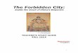 The Forbidden City · PDF fileStudent Worksheet: Life of a Leader, ... The Forbidden City , ... 1925 Renamed Palace Museum;