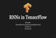 RNNs in TensorFlow - Stanford Universityweb.stanford.edu/class/cs20si/lectures/slides_11.pdf ·  · 2017-02-22Character-level Language Modeling 24 ... RNNs in TensorFlow 32. Cell