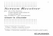 for fx-CG Series ClassPad 330 PLUS ClassPad II · PDF fileScreen Receiver for fx-CG Series ClassPad 330 PLUS ClassPad II (for Windows®, for Macintosh) User’s Guide E CASIO Worldwide