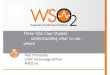 Three SOA Case Studies -   SOA Case Studies understanding what to use – where Paul Fremantle Chief Technology Officer WSO2 Inc · 2014-9-12