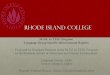 Rhode Island College - RITELL project/Urdu1.pdfRhode Island College M.Ed. In TESL Program Language Group Specific Informational Reports Produced by Graduate Students in the M.Ed. In