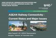 ASEAN Railway Connectivity : Current Status and Major …. ASEAN railway connectivity... · ASEAN Railway Connectivity : Current Status and Major Issues ... Laos plans railway links