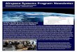 Airspace Systems Program Newsletter - NASA · PDF fileAirspace Systems Program Newsletter ... Charles Bolden, where he was provided with demonstrations and briefings of the Precision