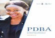 Postgraduate Diploma in Business Administration - · PDF fileThe WBS Postgraduate Diploma in Business Administration (PDBA) is a one-year generalist business qualification (NFQ level