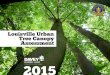 Louisville Urban Tree Canopy Assessment Aldredge, Database Administrator ... Changes Over Time - 11 Canopy By Council District ... 4.3 million lbs. of ozone, 500,000