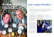 1 2 IA ‘If I knew that we hadsuch a good vibration’ If I knew that we hadsuch a good vibration...’ INDUSTRIËLE AUTOMATISERING Remco Donkervoort, former director of ENFM, the