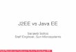 J2EE vs Java EE - IndicThreads – Software Developer · PDF fileJ2EE vs Java EE Sanjeeb Sahoo Staff ... Single persistence API for Java EE and Java SE ... Java EE 5 – 7 classes,