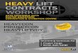 HEAVY LIFT CONTRACTS WORKSHOP - For Project · PDF file20th november 2015 suntec singapore convention & exhibition centre heavy lift contracts workshop presented by bimco heavycon