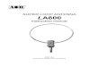 SUPER LOOP ANTENNA LA800 - AOR,LTD. Tokyo, …. Introduction Thank you for purchasing the LA800 SUPER LOOP ANTENNA. LA800 is AOR’s new and first OUTDOOR and WATERPROOF shielded loop