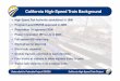 California High-Speed Train Background to Palmdale Project EIR/EIS California High-Speed Train Project EDISON TO FRESNO - BAKERSFIELD SECTION TO TEHACHAPI SUBSECTION E3 E2 E4 BEGIN/END