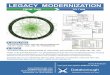 LEGACY MODERNIZATION - · PDF fileLEGACY MODERNIZATION FROM THIS TO THIS ... such as: Database file has constraints defined, ... number of: Source Lines, Files, Printer files, Called