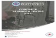 CONCRETE STRENGTH TESTER (CST) - University of · PDF fileCONCRETE STRENGTH TESTER (CST) ... The WisDOT Certified Concrete Strength Tester Course Manual was prepared and ... AASHTO