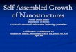 Self Assembled Growth of Nanostructures - ncp.edu.pk · PDF fileArshad Saleem Bhatti Department of Physics COMSATS Institute of Information Technology, Islamabad. Collaborator: 