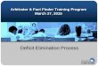 Arbitrator & Fact Finder Training Program March 27,  · PDF fileArbitrator & Fact Finder Training Program March 27, 2015 Deficit Elimination Process