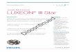 power light source LUXEON III Star - All Electronics Corp. · PDF filelight source, combining the ... For high volume applications, custom LUXEON power light source ... Features Highest