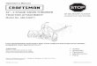 42- 2 STAGE SNOW THROWER - · PDF file42"- 2 stage snow thrower ... mower deck suspension bracket figure 1 instructions for tractors with single front deck suspension bracket step