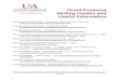 Grant Proposal Writing Guides and Useful Information · PDF file · 2013-11-22Eleven Steps for Funding Success ... General Trips on Writing a Competitive Grant Proposal & Preparing