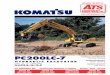 ATS Komatsu PC200LC-7 PC200LC-7.pdf · komatsu pc200lc-7 hydraulic excavator ats equipment inc. dimensions working range lifting capacities operating weight (approximate) 45,040 