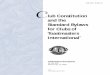 lub Constitution and the Standard Bylaws for Clubs of Toastmasters International · PDF file · 2012-08-07for Clubs of Toastmasters International ... Club President (1) ... national