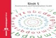 Unit 5 · PDF fileUnit 5 Assessment and Remediation Guide Skills Strand Kindergarten Core Knowledge Language Arts®