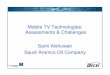 Mobile TV Technologies: Assessments & Challenges · PDF fileMobile TV Technologies: Assessments & Challenges Sami Alshuwair ... Serving GPRS Support Node (SGSN) ... DESCRIBE command