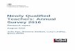 Newly Qualified Teachers: Annual Survey 2016 - gov.uk · PDF file4.1.1 The balance of practical and theory 31 4.2 Variations by training route 32 ... Newly Qualified Teachers: Annual