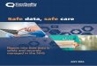 Safe data, safe care - Care Quality Commission Data security review... · b SAFE DATA, SAFE CARE The Care Quality Commission is the independent regulator of health and adult social