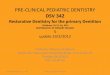 PRE-CLINICAL PEDIATRIC DENTISTRY - …pre-clinical pediatric dentistry ... ch.21, pg. 341) restoration of primary molars 5 update 23/2/2012 ... class ii amalgam restorations