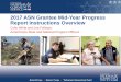 2017 ASN Grantee Mid-Year Progress Report · National/Tribal Grantees: Describe any challenges your program has encountered that may prevent you from meeting your performance measure